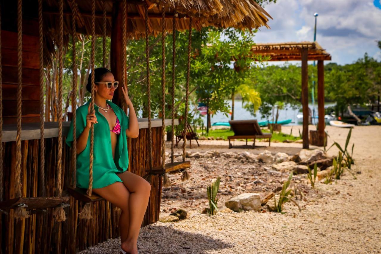 Xul-Ha Hotel Y Beach Club Casa Mia Xulha -Bacalar מראה חיצוני תמונה